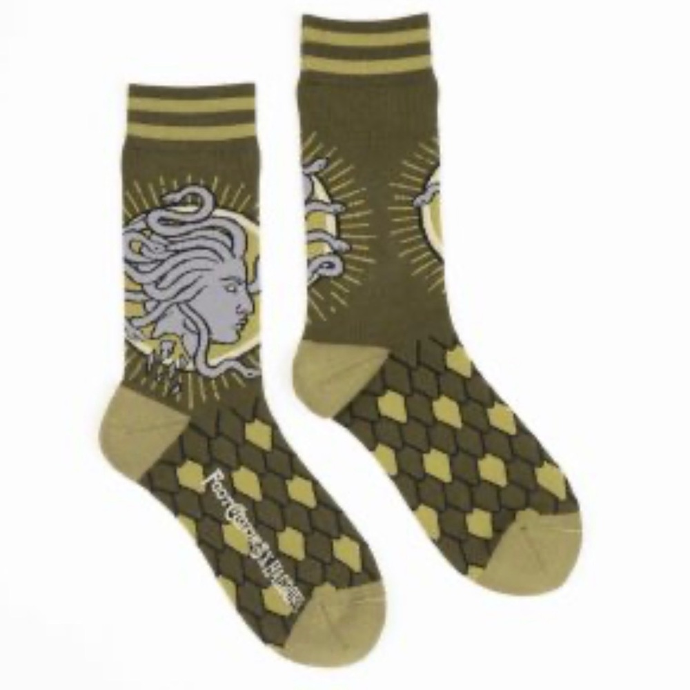 Medusa Graphic Socks